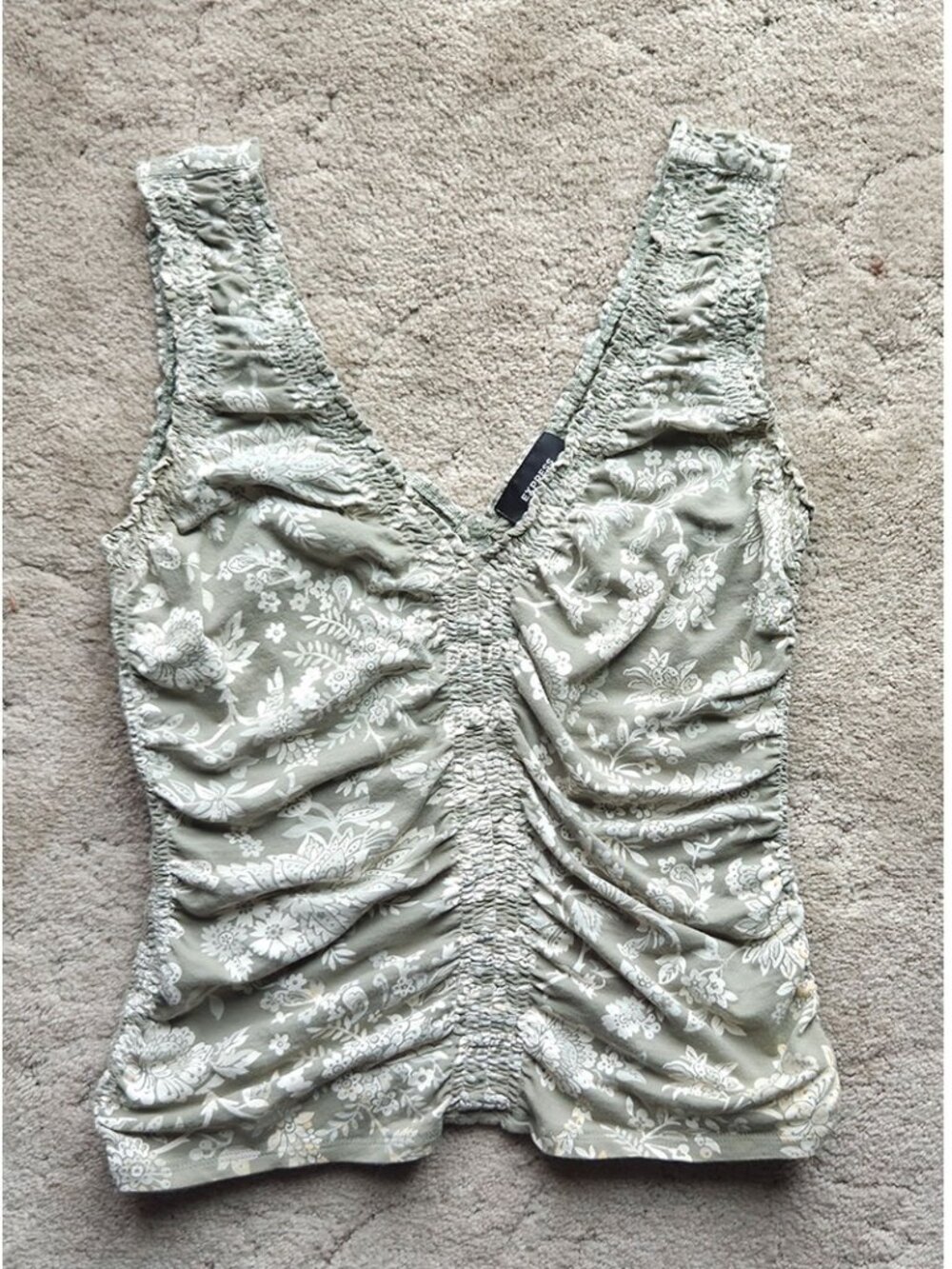 Sleeveless Ruched Top